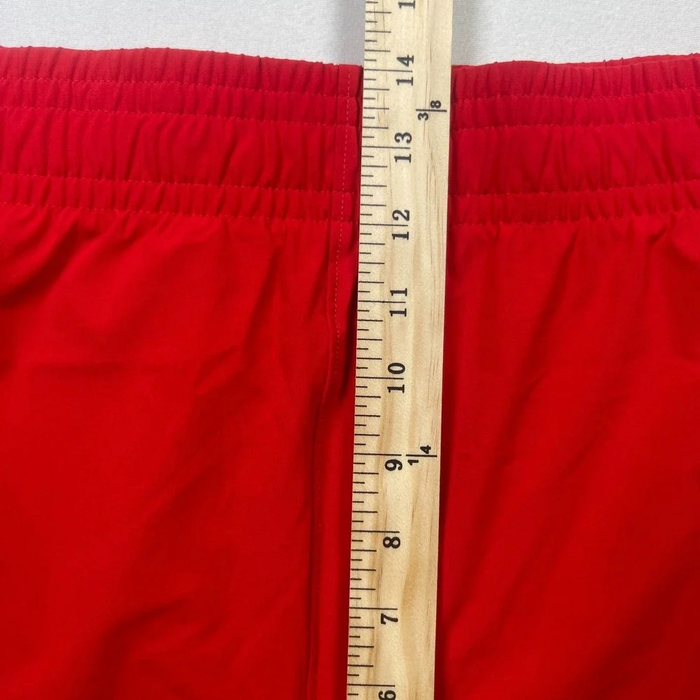 Under Armour Heat-gear‎ Track Pants Men's 3XL Red Loose Fit Ankle Zip Drawstring